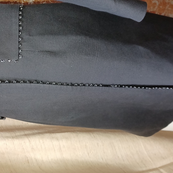 Zara Cotton Fitted Coat Long M - Picture 7 of 8